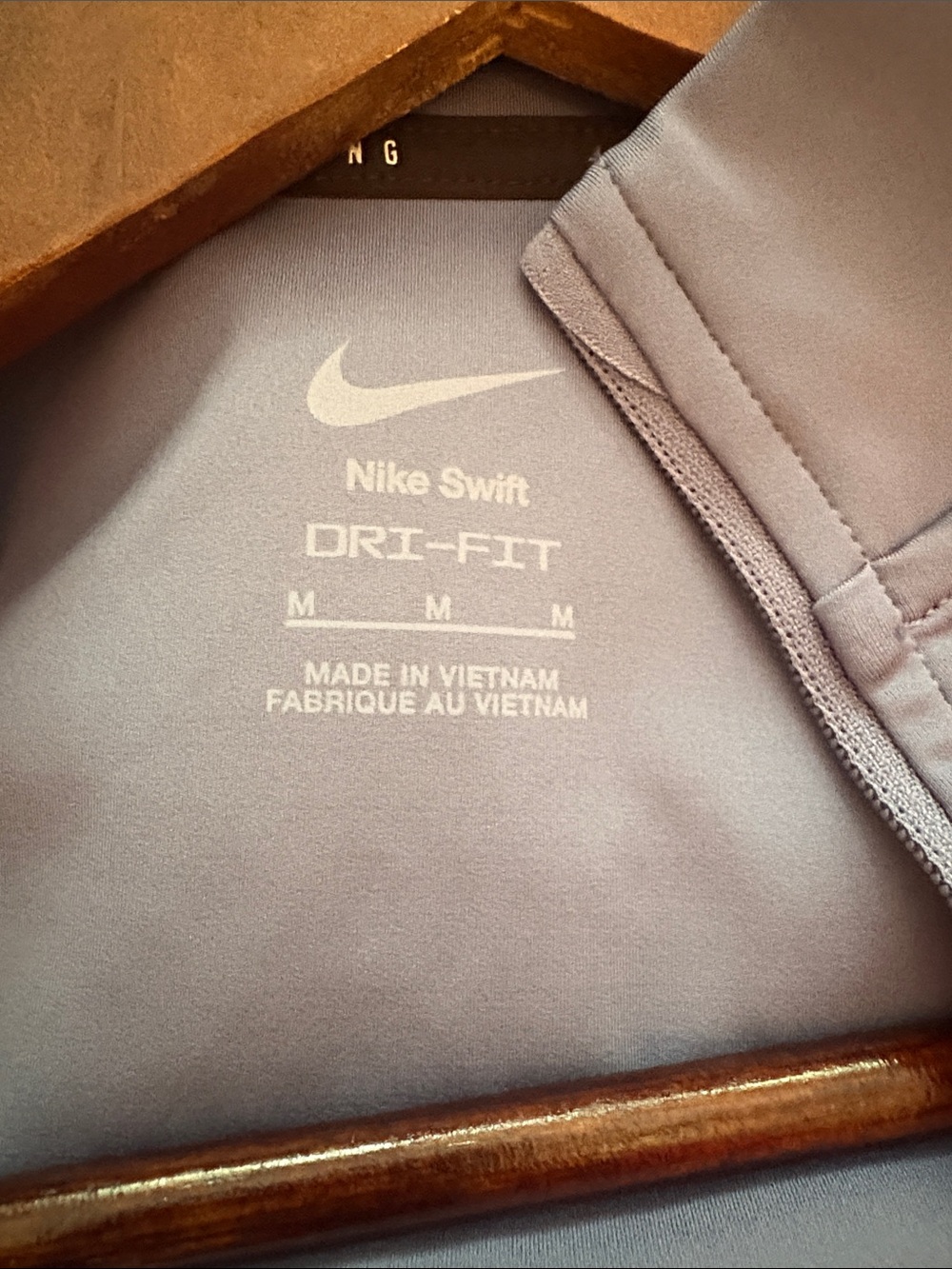 Nike Women's Lavender Full-Zip Bomber Jacket - Picture 3 of 5
